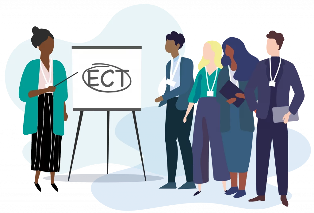 What development can you expect from your ECT induction?